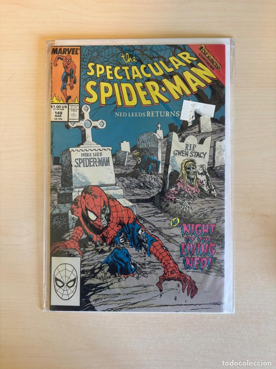 C&oacute;mics: The Spectacular Spider-Man #148 (Marvel Comics USA, marzo 1989)