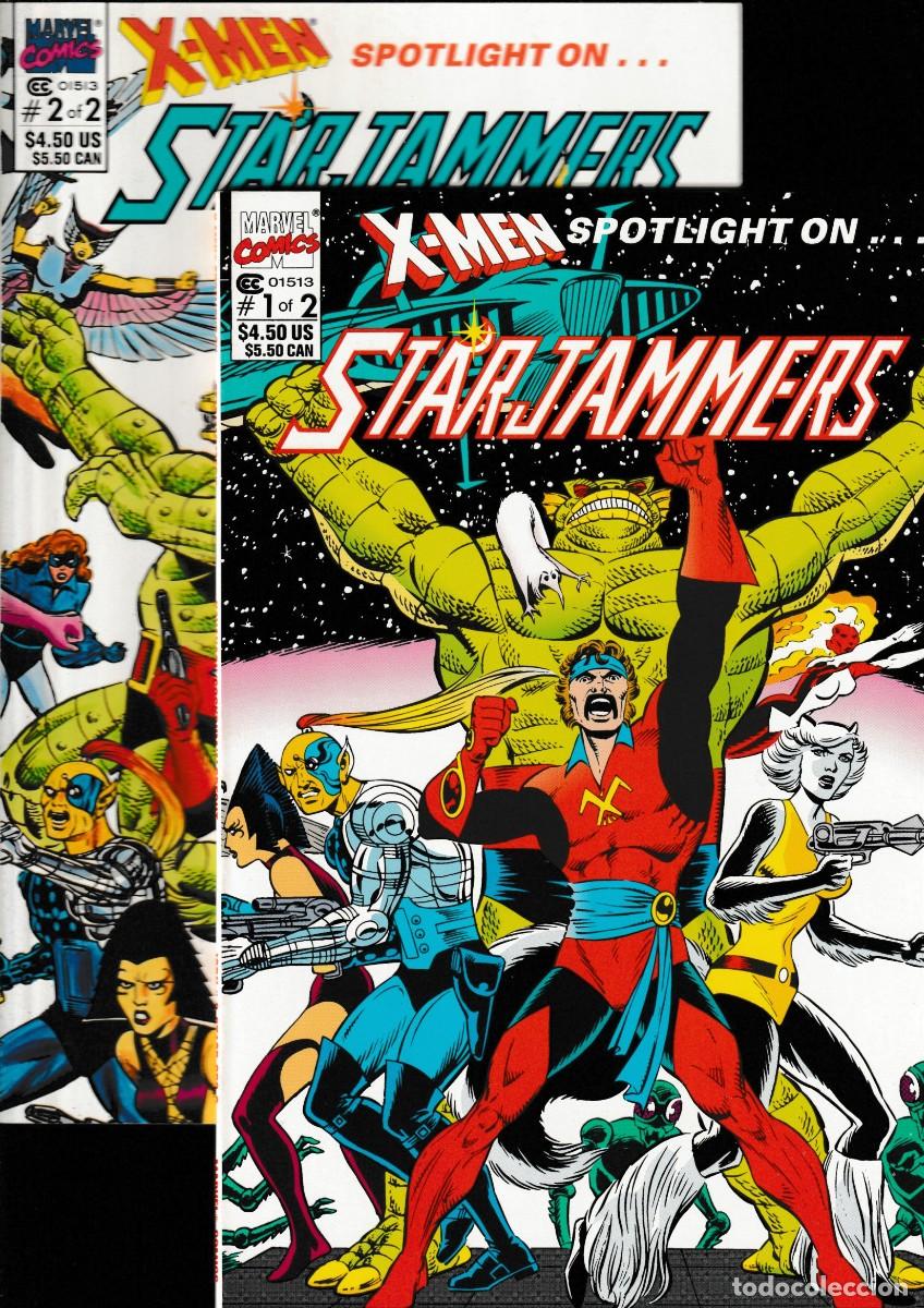 C&oacute;mics: X-MEN SPOTLIGHT ON STARJAMMERS 1 2 COMPLETA - MARVEL 1990 PRESTIGE VFN/NM / KAVANAGH & COCKRUM