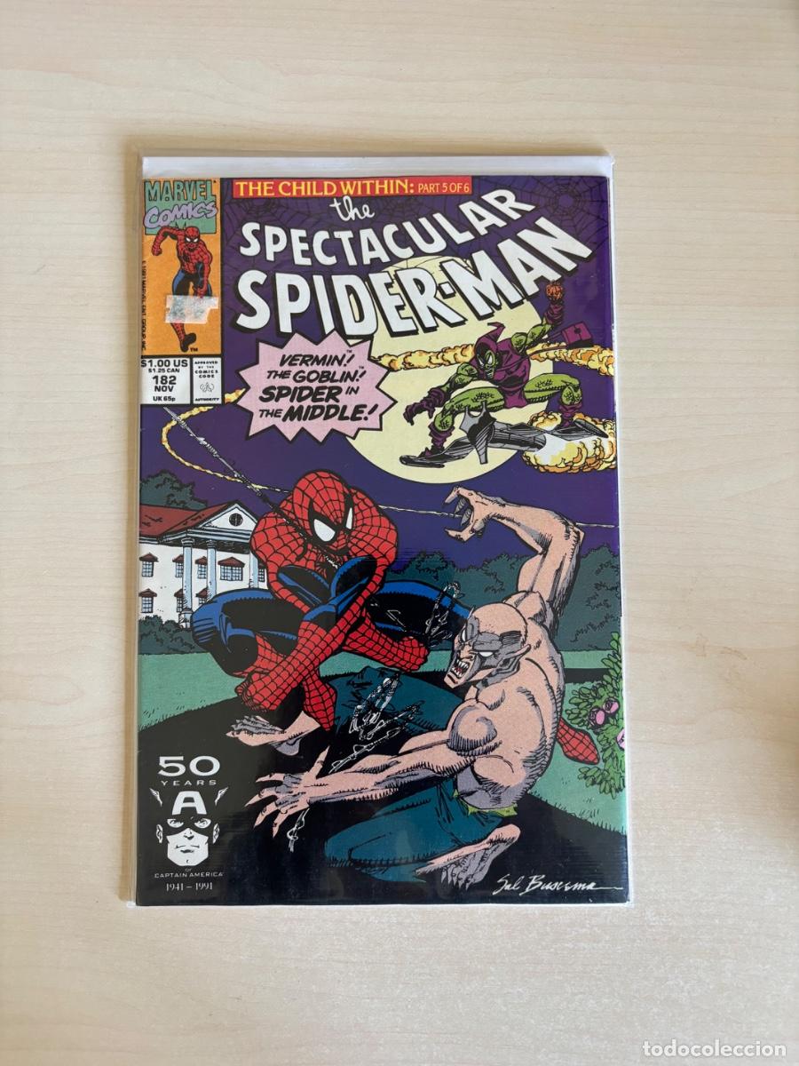 C&oacute;mics: The Spectacular Spider-Man #182 (Marvel Comics USA, noviembre 1991)