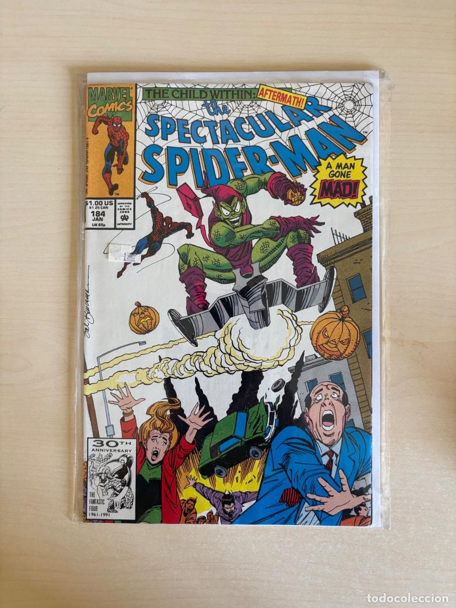 C&oacute;mics: The Spectacular Spider-Man #184 (Marvel Comics USA, enero 1992)