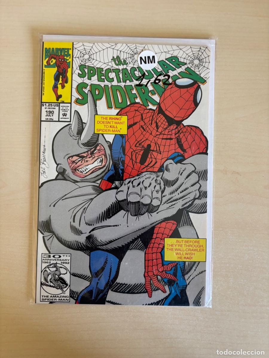 C&oacute;mics: The Spectacular Spider-Man #190 (Marvel Comics USA, julio 1992)