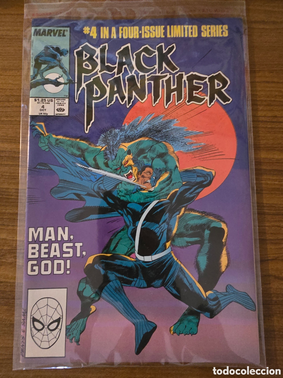C&oacute;mics: BLACK PANRHER,NUMERO 4,(MARVEL)