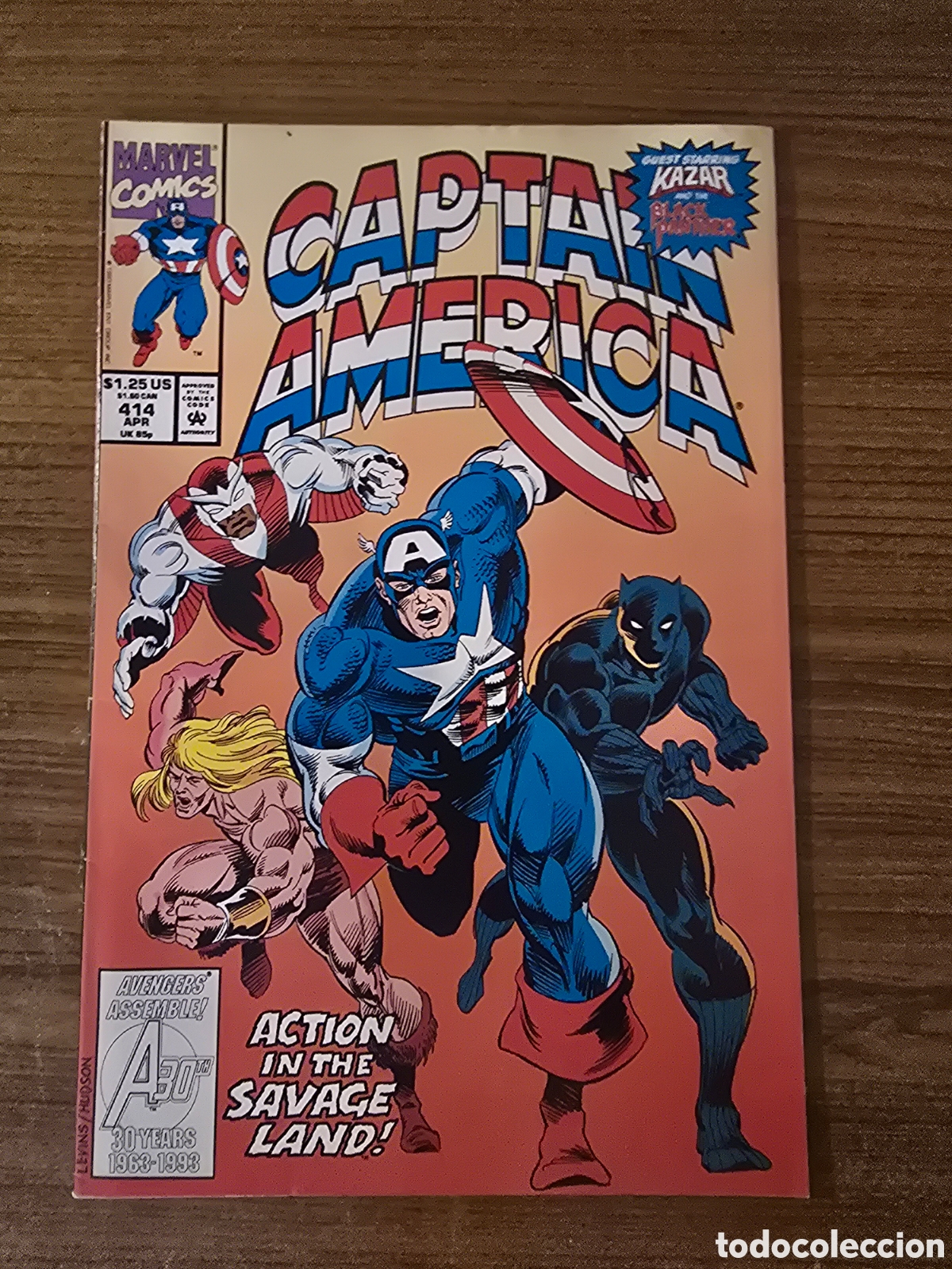 C&oacute;mics: CAPTAIN AMERICA,NUMERO 414,(MARVEL COMICS)