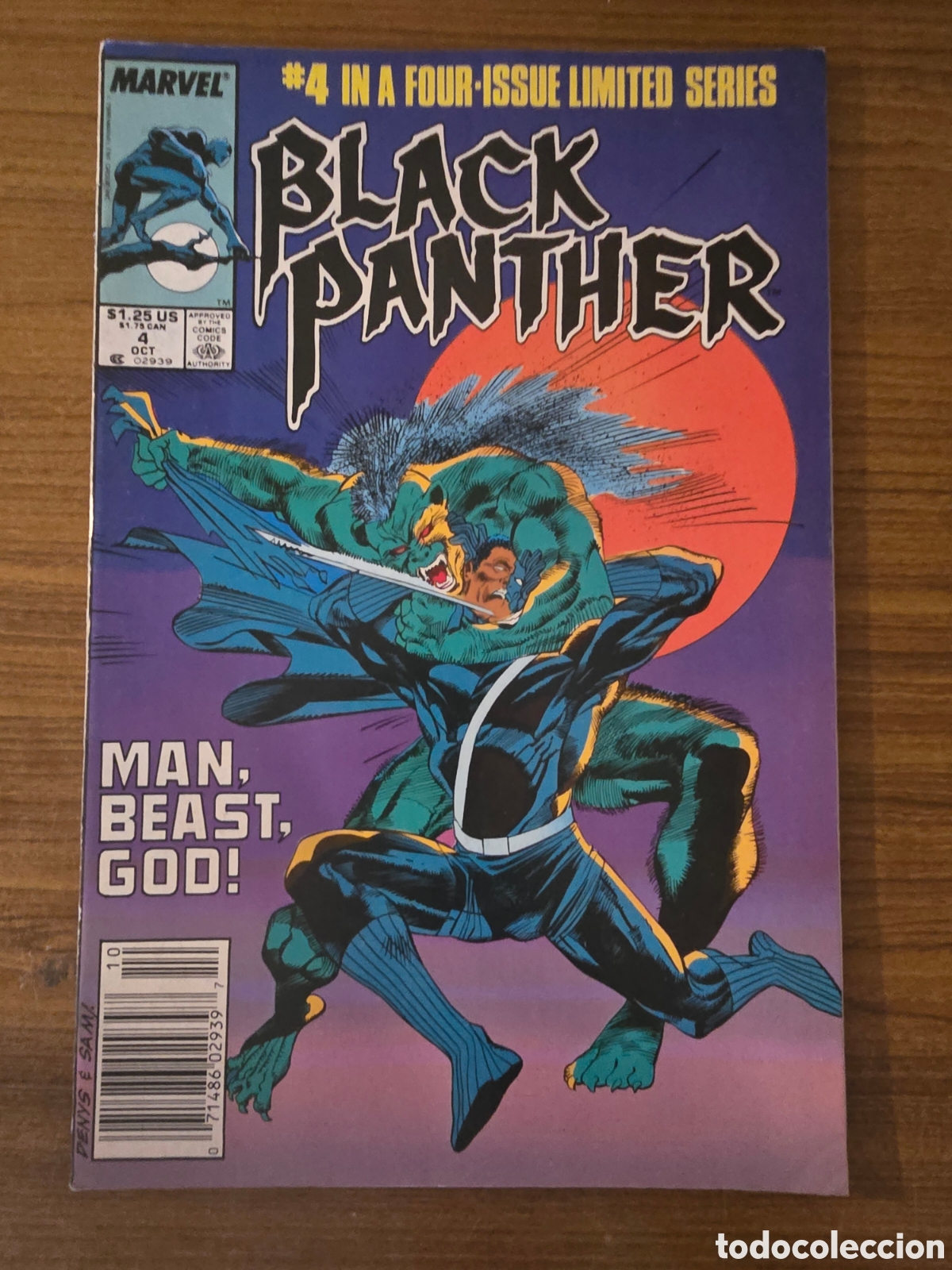 C&oacute;mics: BLACK PANTHER,NUMERO 4,(MARVEL) - Foto 1