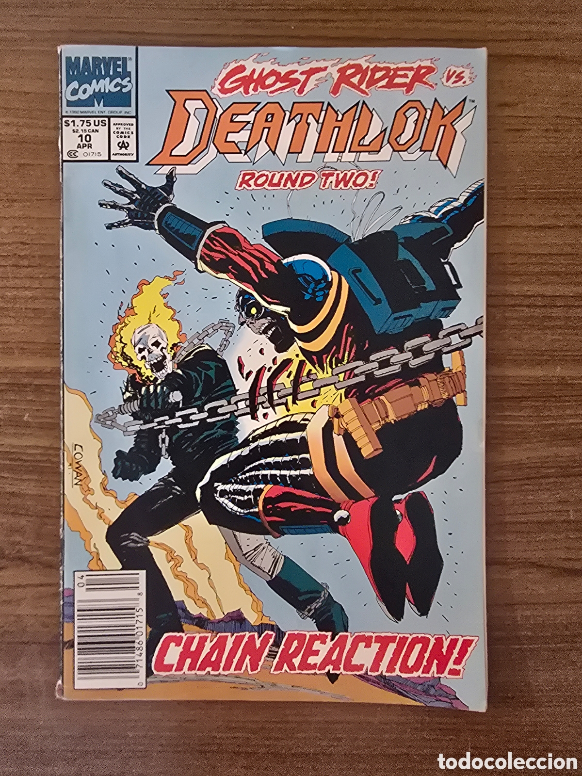 C&oacute;mics: GHOST RIDER VS DEATHLOK,NUMERO 10,(MARVEL COMICS) - Foto 1