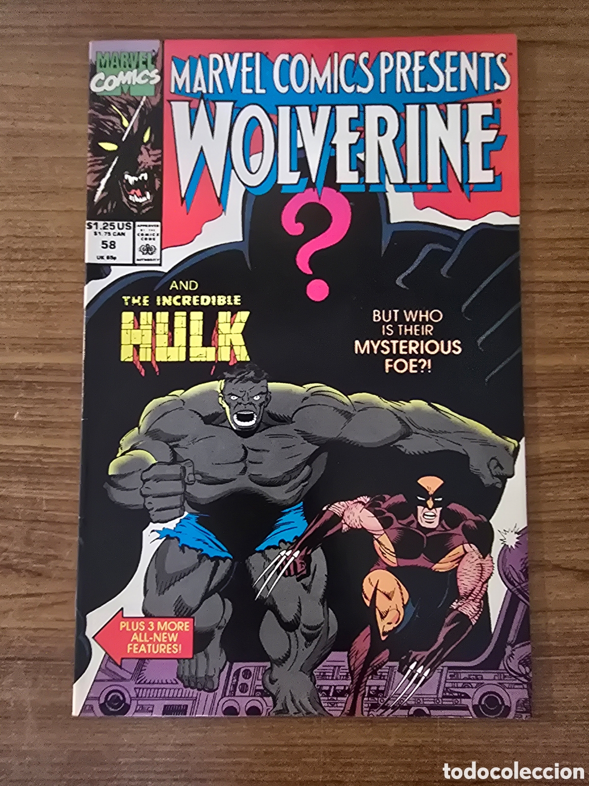 C&oacute;mics: WOLVERINE,NUMERO 58,(MARVEL COMICS) - Foto 1