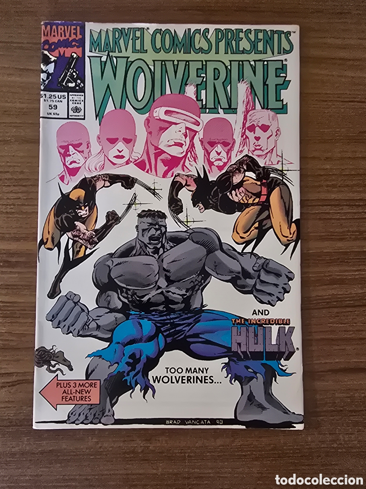 C&oacute;mics: WOLVERINE,NUMERO 59,(MARVEL COMICS) - Foto 1