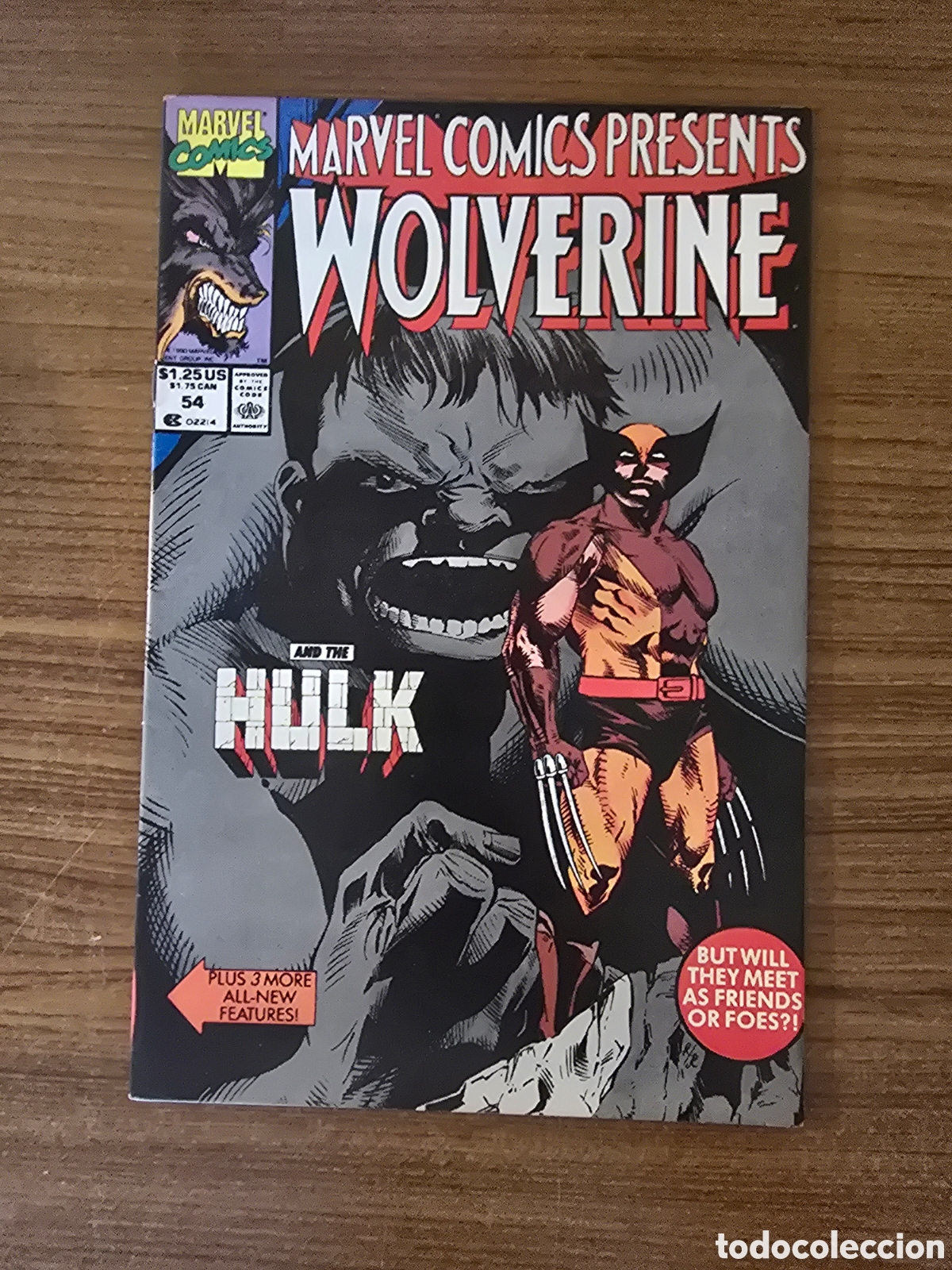 C&oacute;mics: WOLVERINE,NUMERO 54,(MARVEL COMICS) - Foto 1