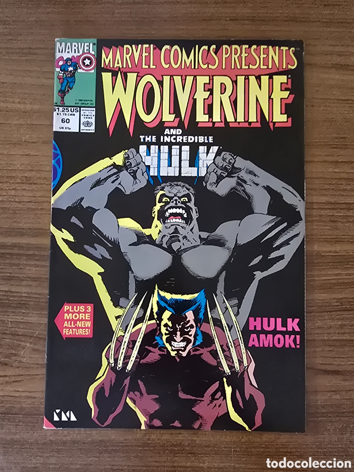 C&oacute;mics: WOLVERINE,NUMERO 60,(MARVEL COMICS) - Foto 1