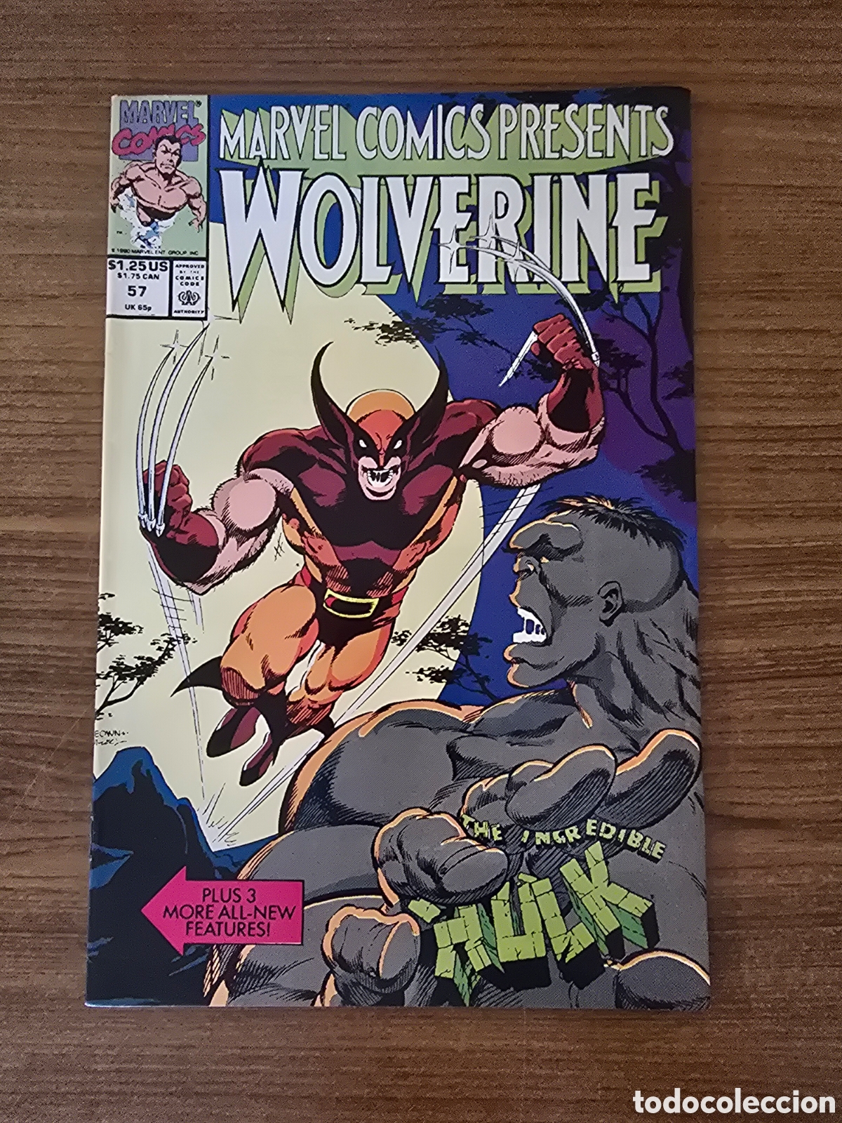C&oacute;mics: WOLVERINE,NUMERO 57,(MARVEL COMICS) - Foto 1