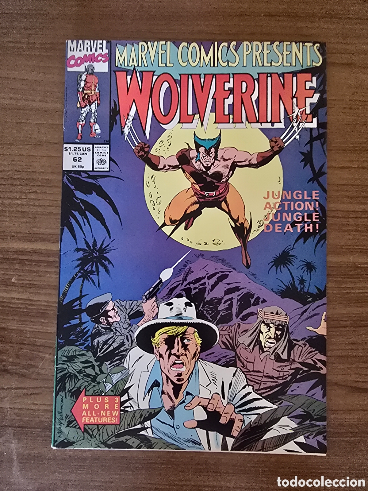 C&oacute;mics: WOLVERINE,NUMERO 62,(MARVEL COMICS)