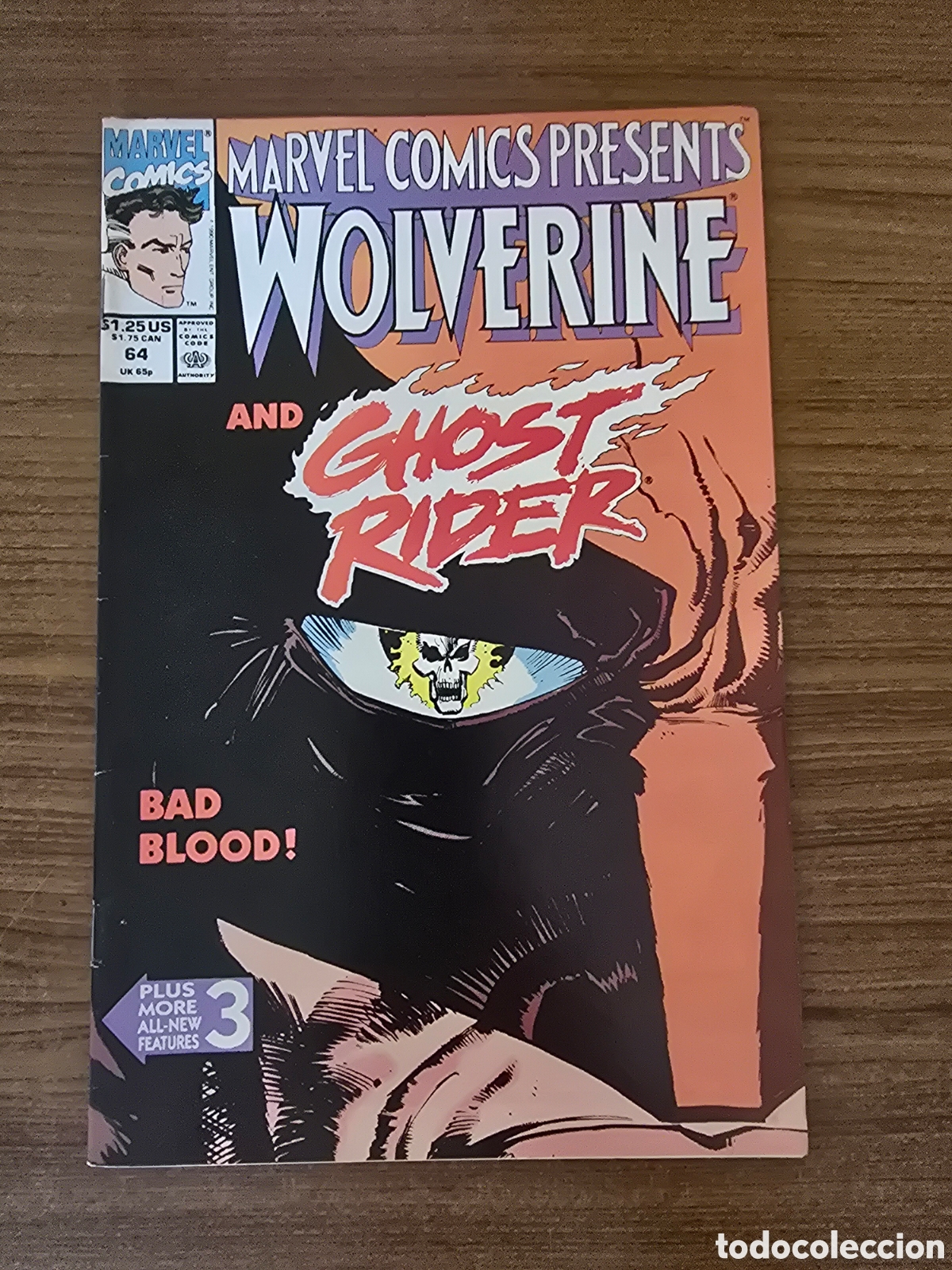 C&oacute;mics: WOLVERINE,NUMERO 64,(MARVEL COMICS) - Foto 1