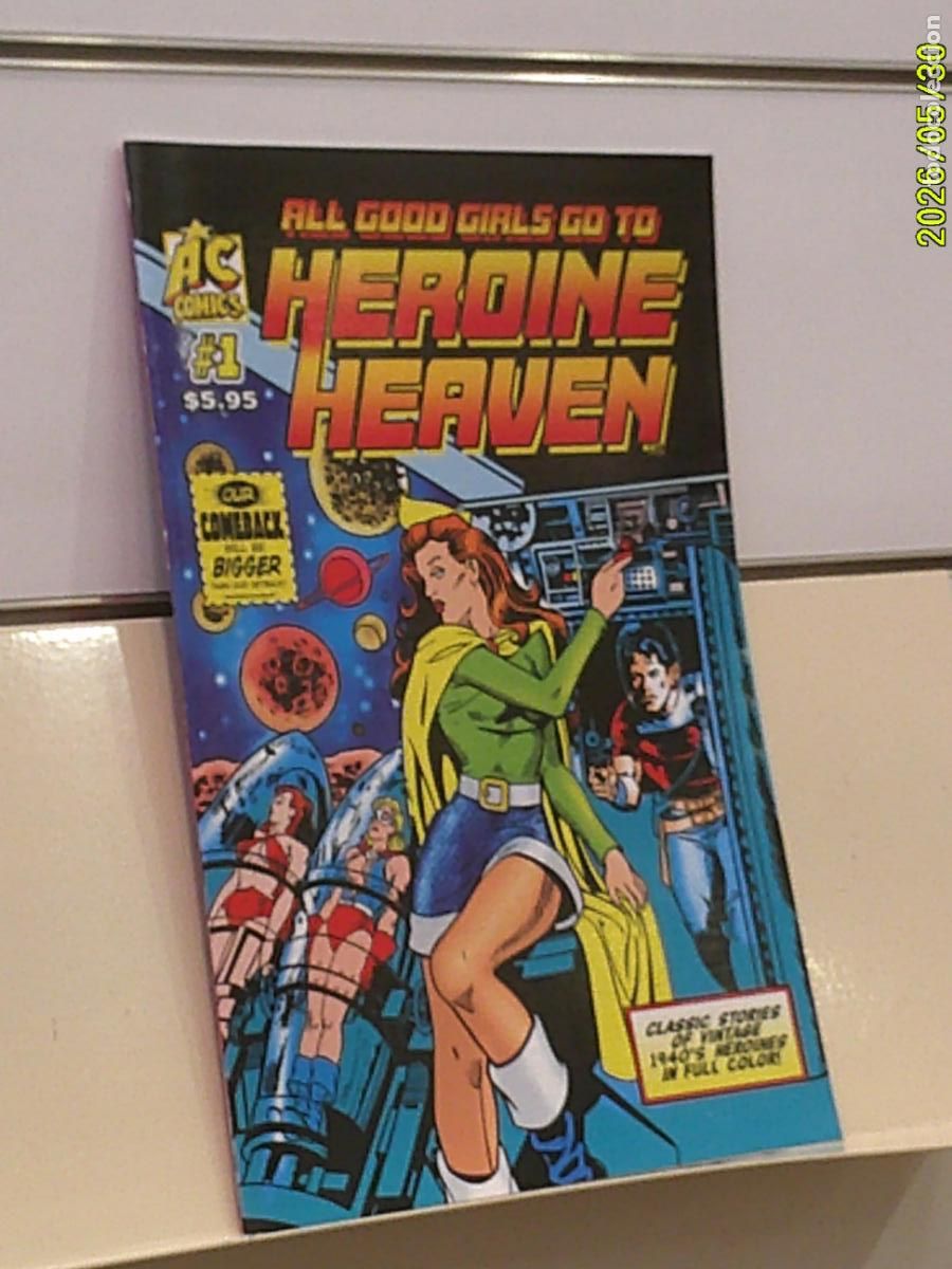 C&oacute;mics: ALL GOOD GIRLS GO TO HEROINE HEAVEN CLASSIC STORIES OF 1940'S HEROINES - AC COMICS EN INGLES