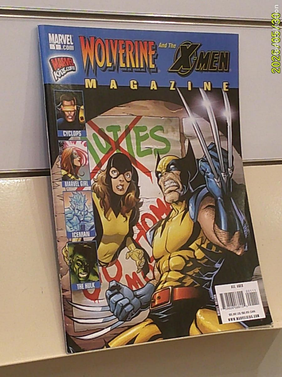 C&oacute;mics: WOLVERINE AND THE X-MEN MAGAZINE N&ordm; 1 - MARVEL EN INGLES