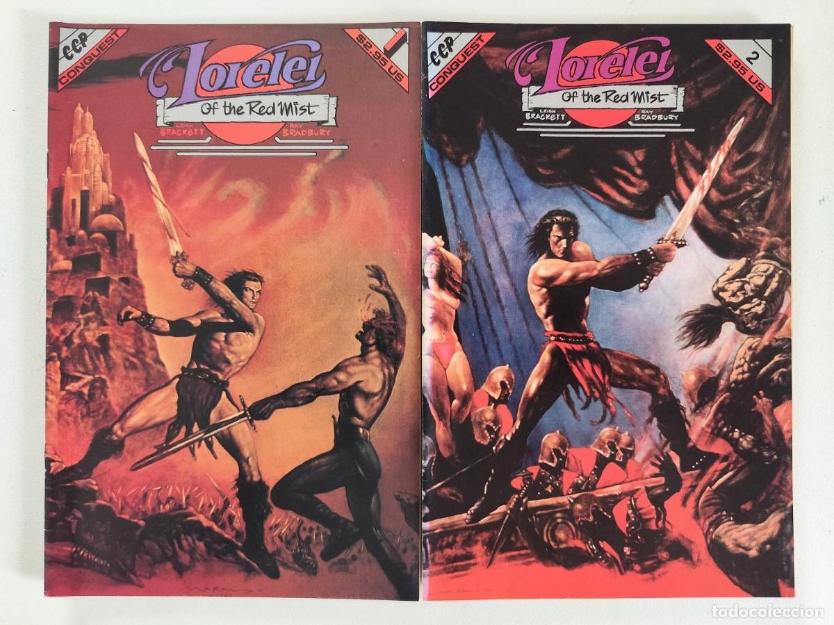C&oacute;mics: Lorelei of the Red Mist # 1 - 2 (Ray Bradbury, Leigh Brackett) COMPLETA ~ Conquest Press (1992)