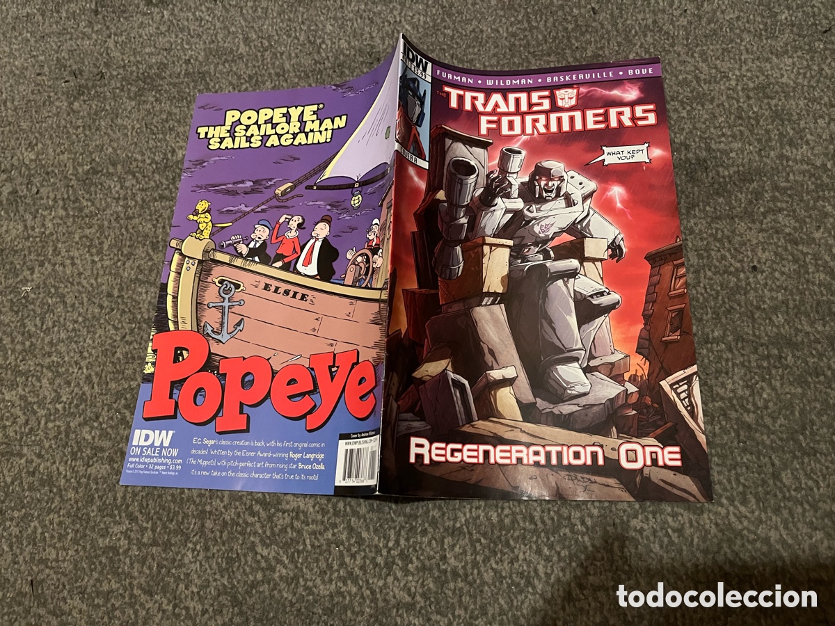 C&oacute;mics: THE TRANS FORMERS / TRANSFORMERS. IDW 81. Regeneration One.En Ingl&eacute;s.Furman Wildman Baskerville Bove