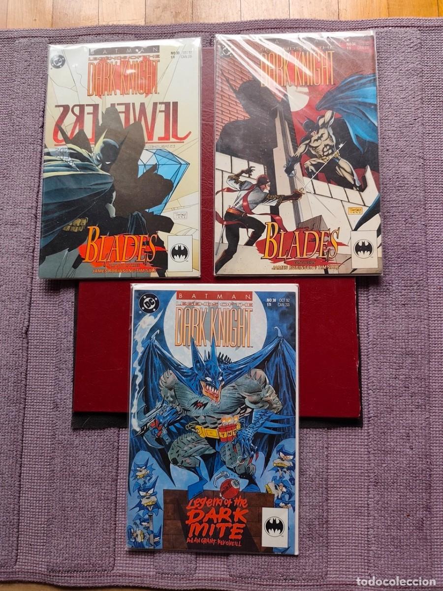 C&oacute;mics: Batman LODK n&uacute;meros USA 33-34-38 Very Fine. En ingl&eacute;s.