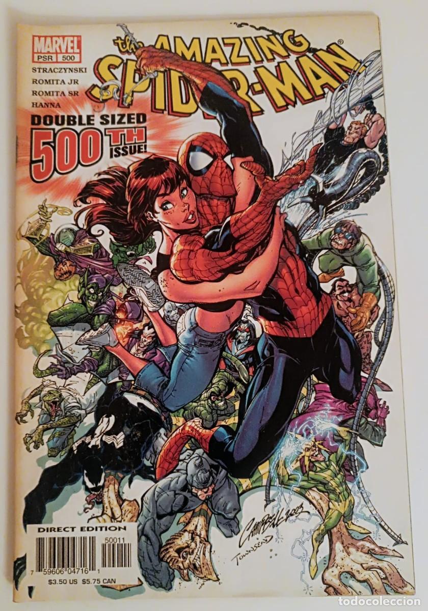 C&oacute;mics: The Amazing Spider-Man #500 J. Scott Campbell Marvel US MINT