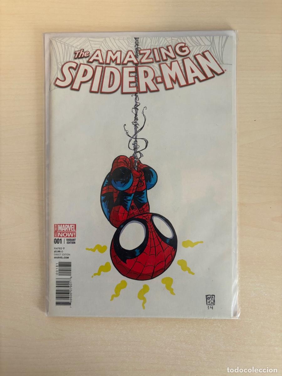 C&oacute;mics: The Amazing Spider-Man #1 (Marvel Comics USA, 2014) &ndash; Skottie Young Variant Edition