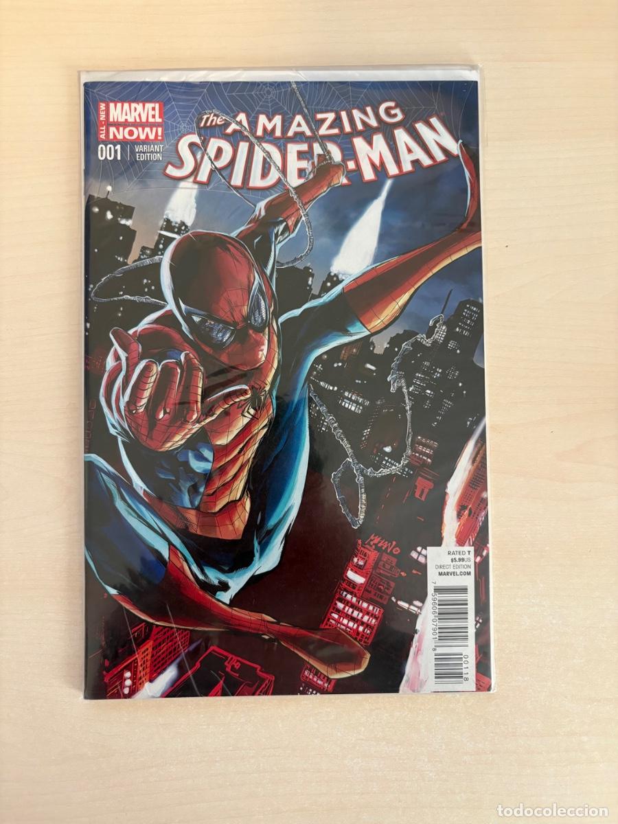 C&oacute;mics: The Amazing Spider-Man #1 (Marvel Comics USA, 2014) &ndash; Variant Edition