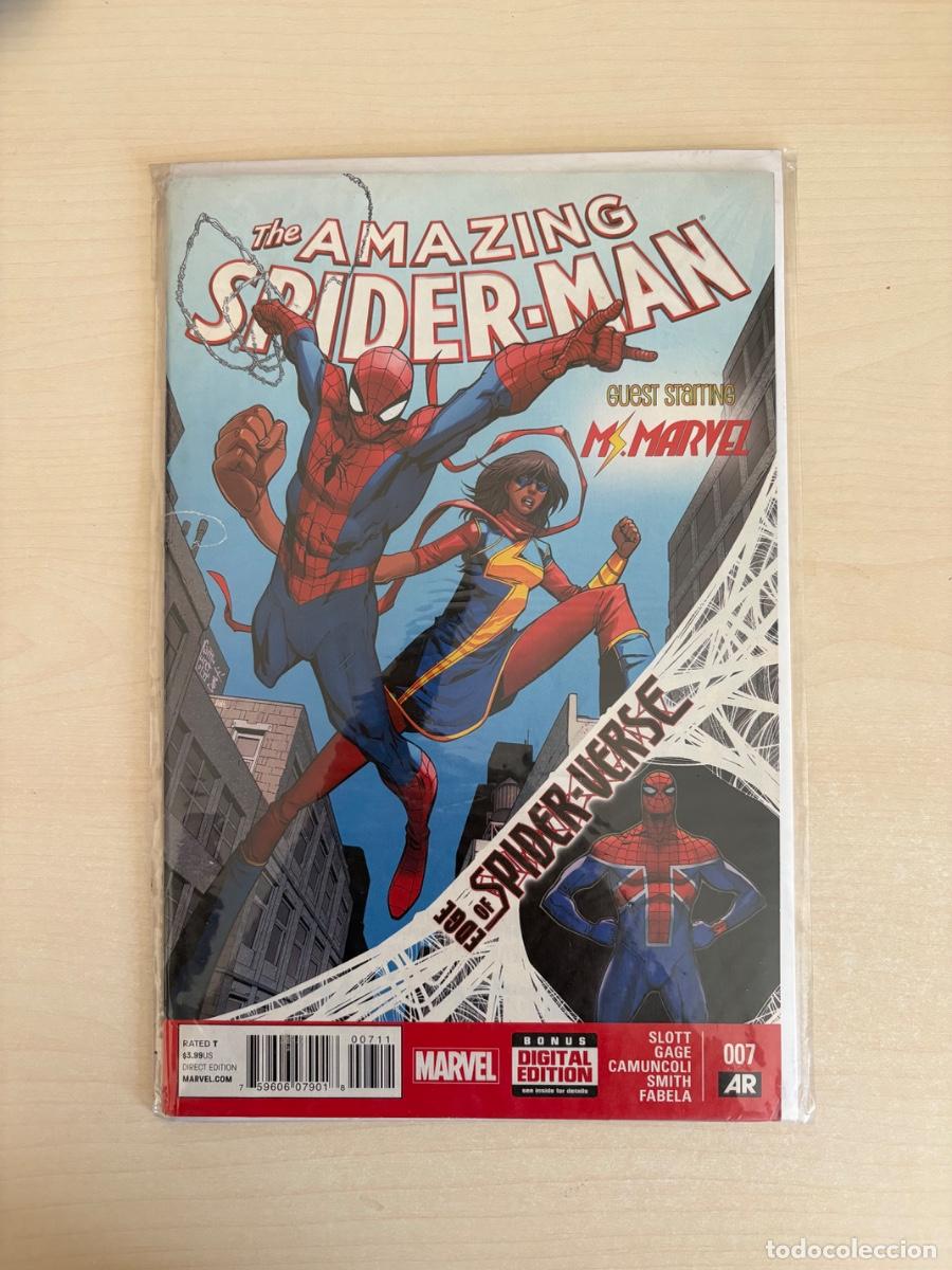 C&oacute;mics: The Amazing Spider-Man #7 (Marvel Comics USA, 2014) &ndash; Edge of Spider-Verse / Ms. Marvel