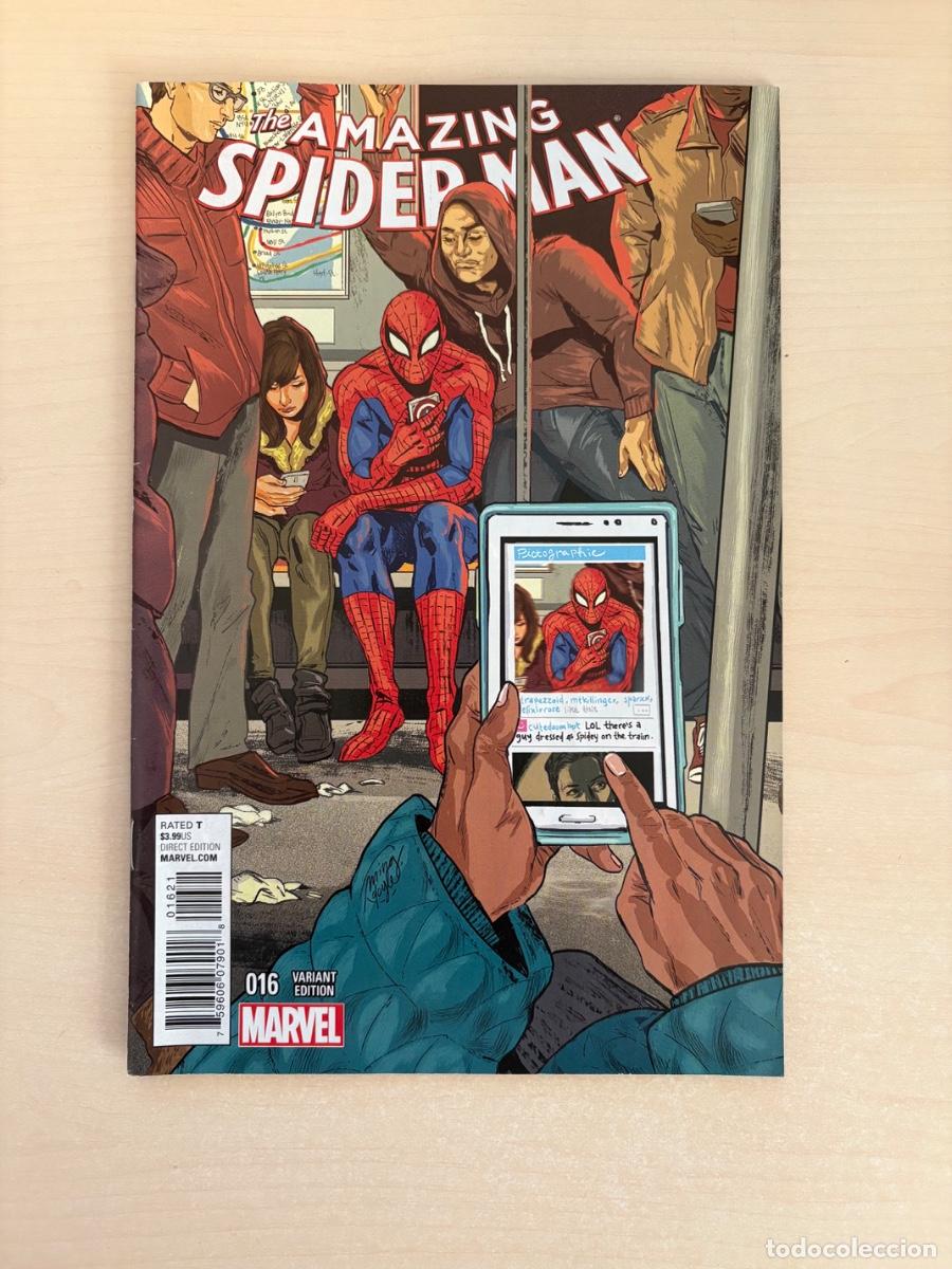 C&oacute;mics: The Amazing Spider-Man #16 (Marvel Comics USA, 2015) &ndash; Variant Edition