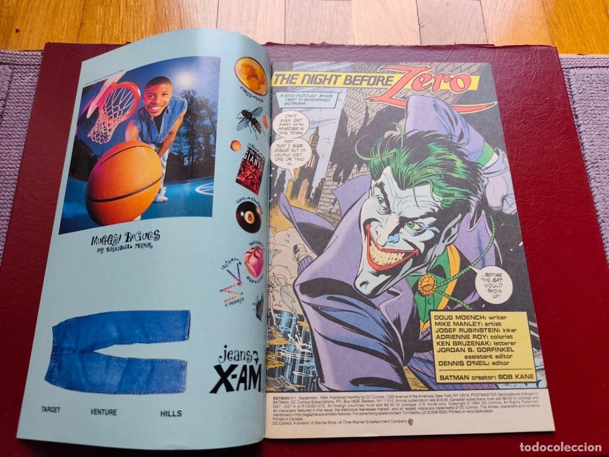 C&oacute;mics: BATMAN 511 USA 1994 VERY FINE - Foto 6