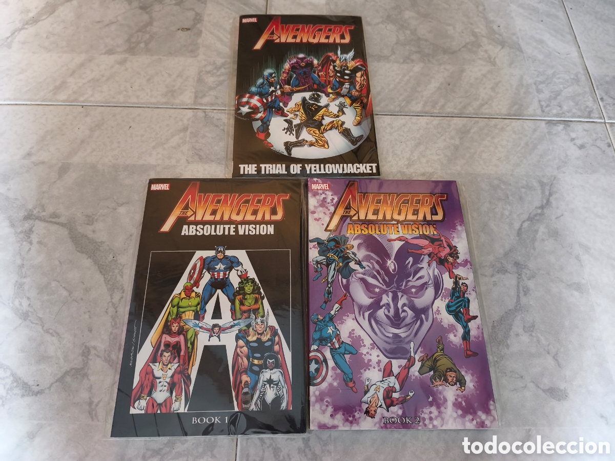 C&oacute;mics: Avengers Trial of Yellowjacket Absolute Vision Vengadores