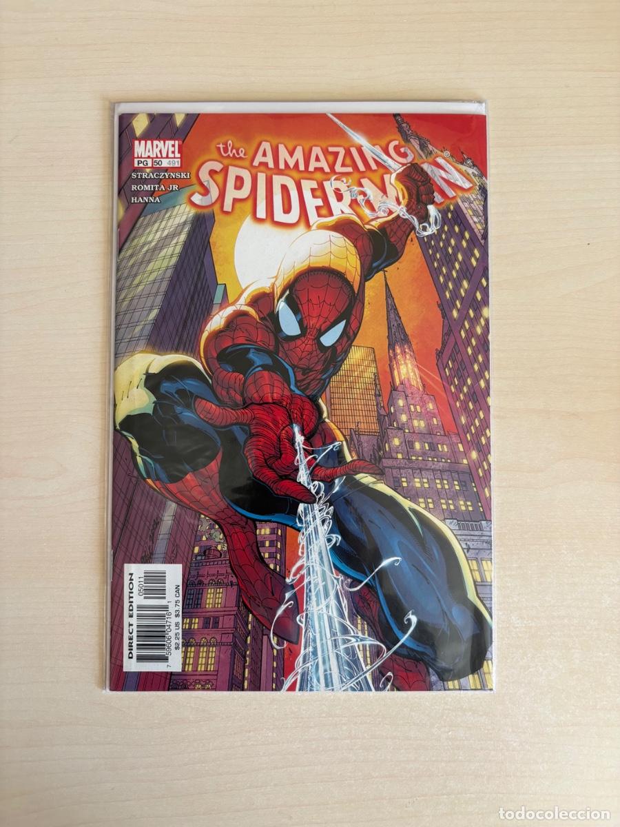 C&oacute;mics: The Amazing Spider-Man #50 &mdash; edici&oacute;n original americana Marvel Comics publicada en enero de 2003. N&uacute;
