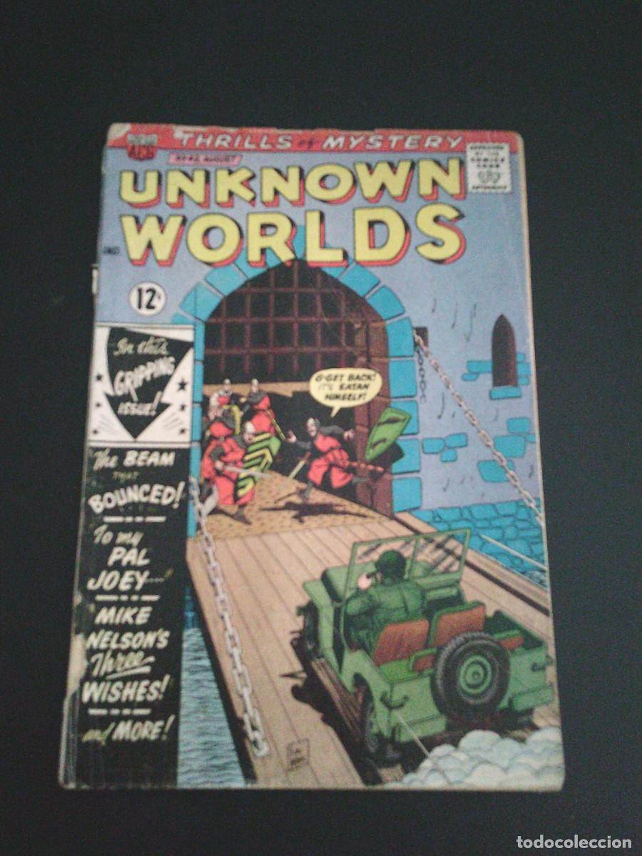 C&oacute;mics: UNKNOWN WORLDS - NUMERO 49 - TRILLS OF MYSTERY - ACG - REGULAR ESTADO - COMIC USA ORIGINAL -CJ 241