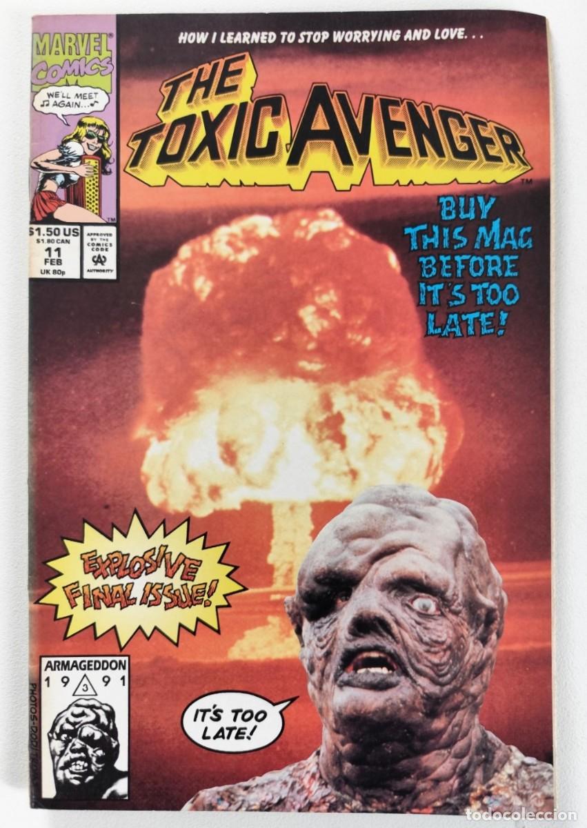 C&oacute;mics: THE TOXIC AVENGER # 11 (Doug Moench, Rodney Ramos, Val Mayerik ) Final issue ~ Marvel (1992)