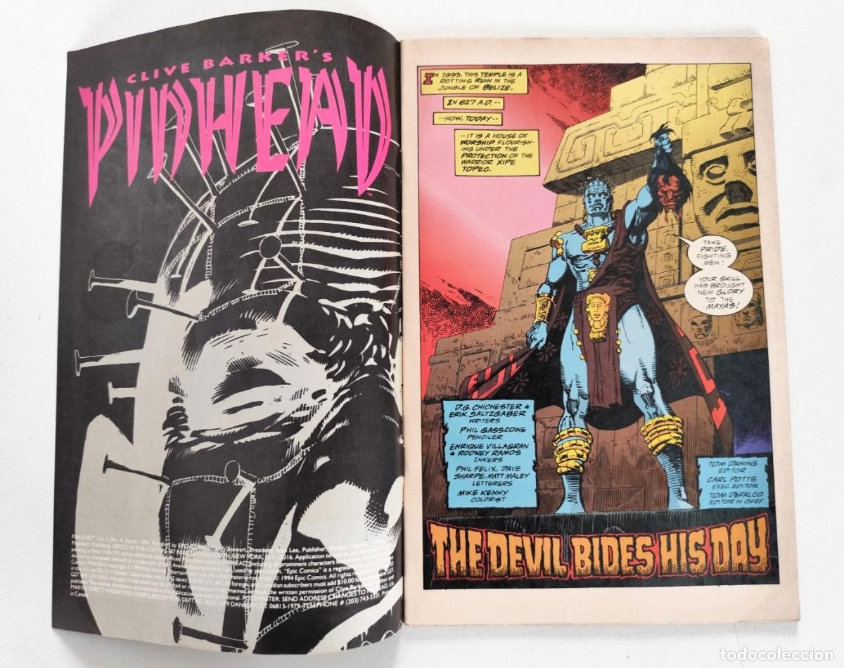 C&oacute;mics: PINHEAD # 3, 4, 5 (D. G. Chichester ) ~ Marvel/Epic (1994) - Foto 7