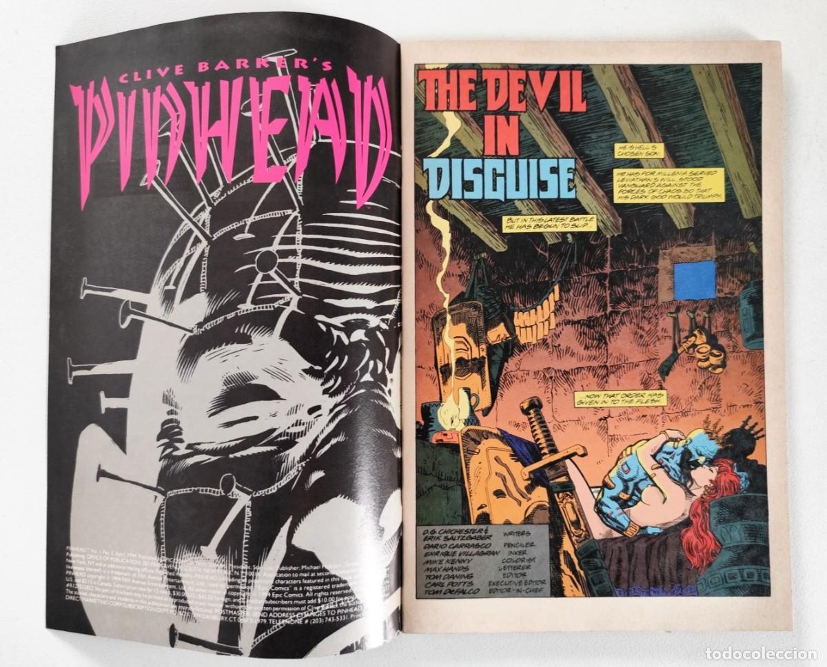 C&oacute;mics: PINHEAD # 3, 4, 5 (D. G. Chichester ) ~ Marvel/Epic (1994) - Foto 10