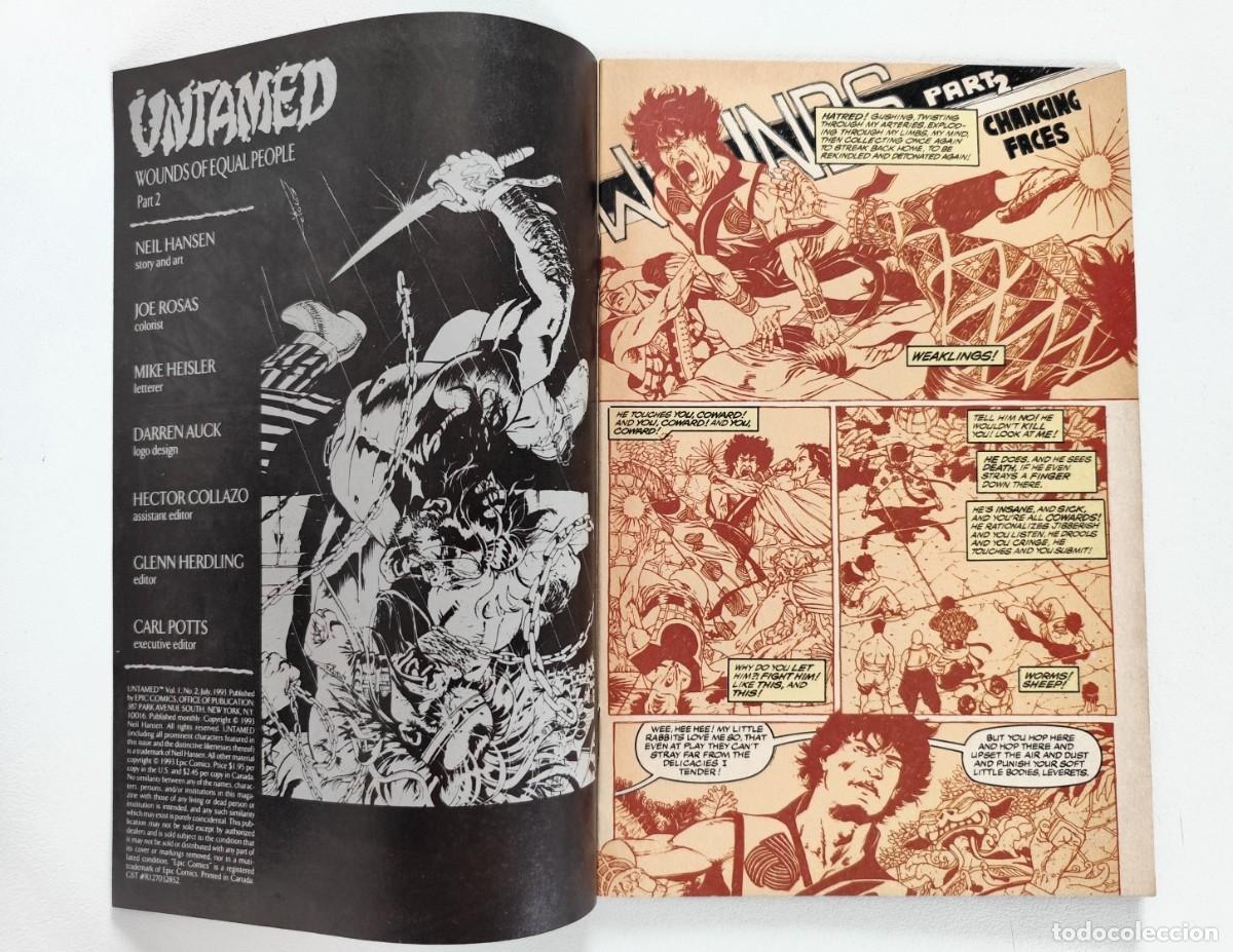 C&oacute;mics: UNTAMED # 1 2 3 (Neil Hansen) COMPLETA ~ Marvel/Epic (1993) - Foto 9