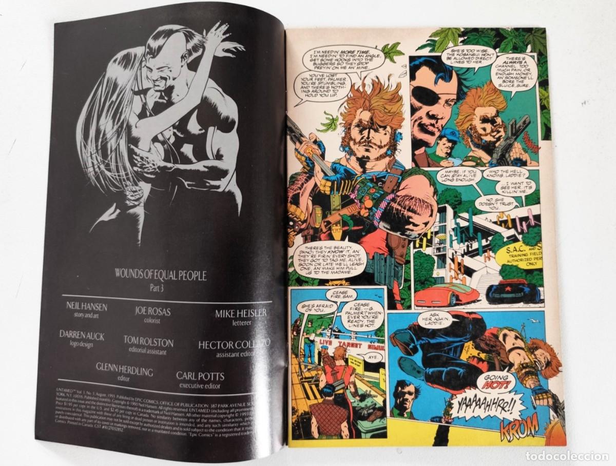 C&oacute;mics: UNTAMED # 1 2 3 (Neil Hansen) COMPLETA ~ Marvel/Epic (1993) - Foto 13