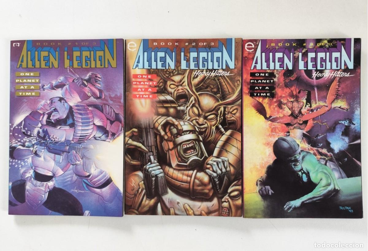 C&oacute;mics: Alien Legion: One Planet at a Time # 1-3 (Chuck Dixon, Hoang Nguyen) COMPLETA ~ Marvel/Epic (1993)