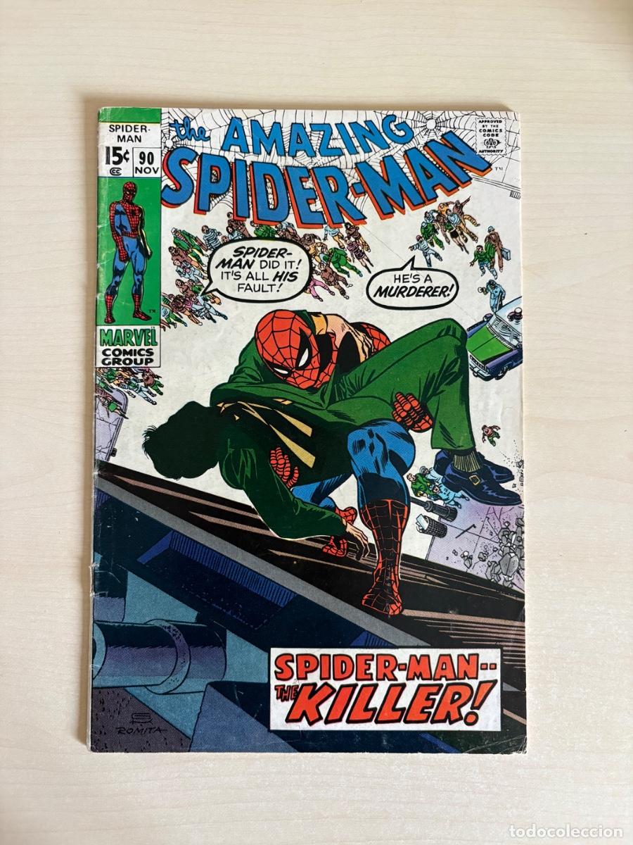 C&oacute;mics: The Amazing Spider-Man #90 (Marvel Comics USA, 1970)
