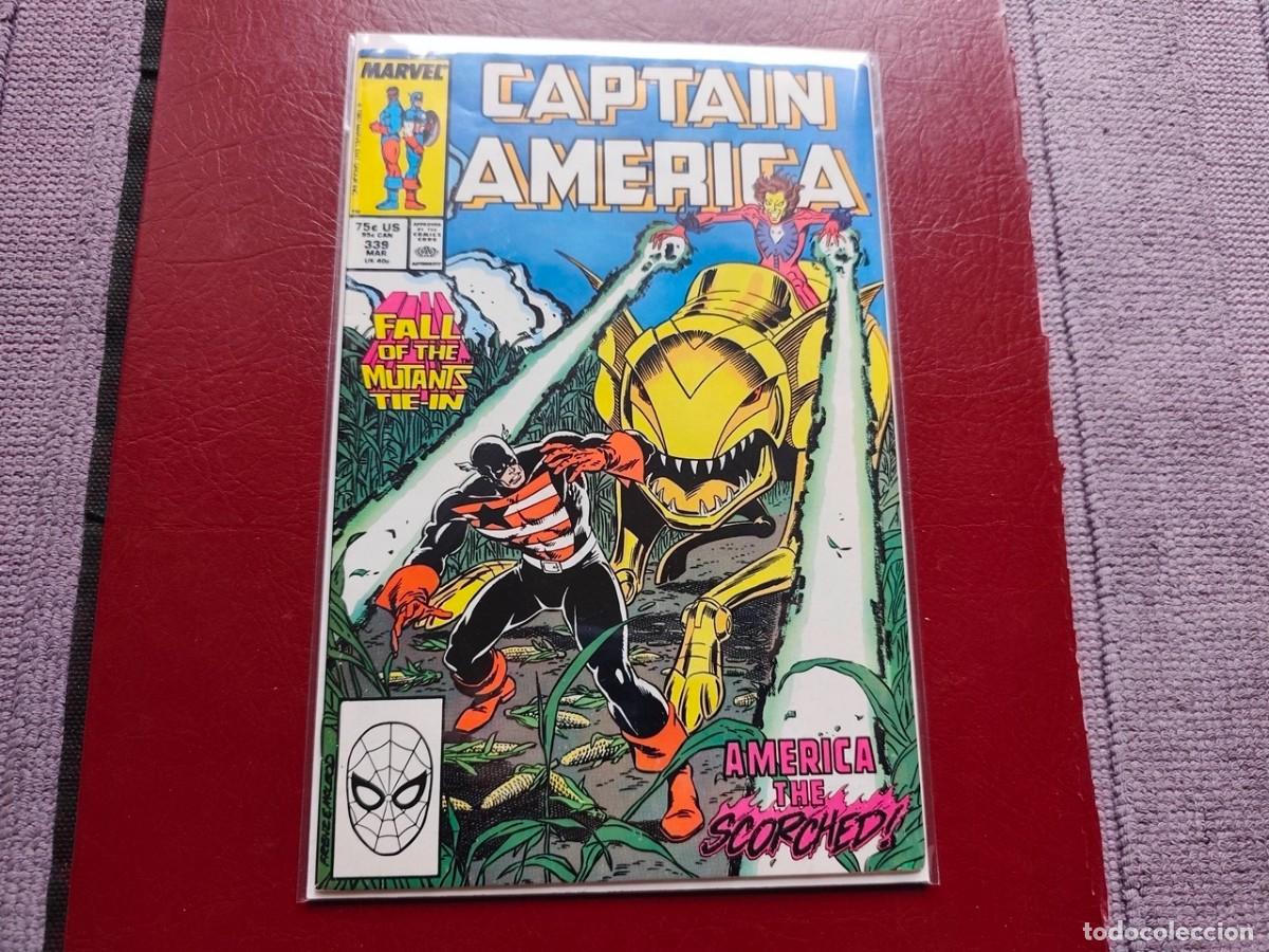 C&oacute;mics: CAPTAIN AMERICA 339 VF 7.0 USA con funda y trasera