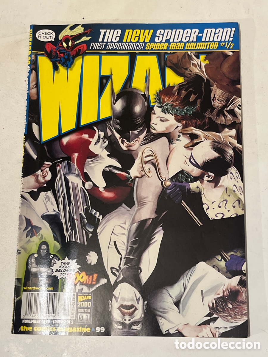 C&oacute;mics: Revista de Comics en ingl&eacute;s Wizard N&deg;99 The New Spider-Man