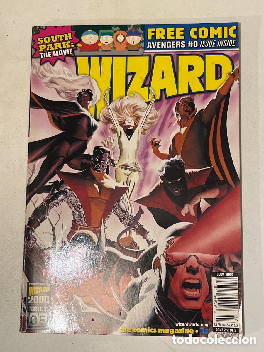 C&oacute;mics: Revista de Comics en ingl&eacute;s Wizard N&deg;99 Free Comic Avengers #0