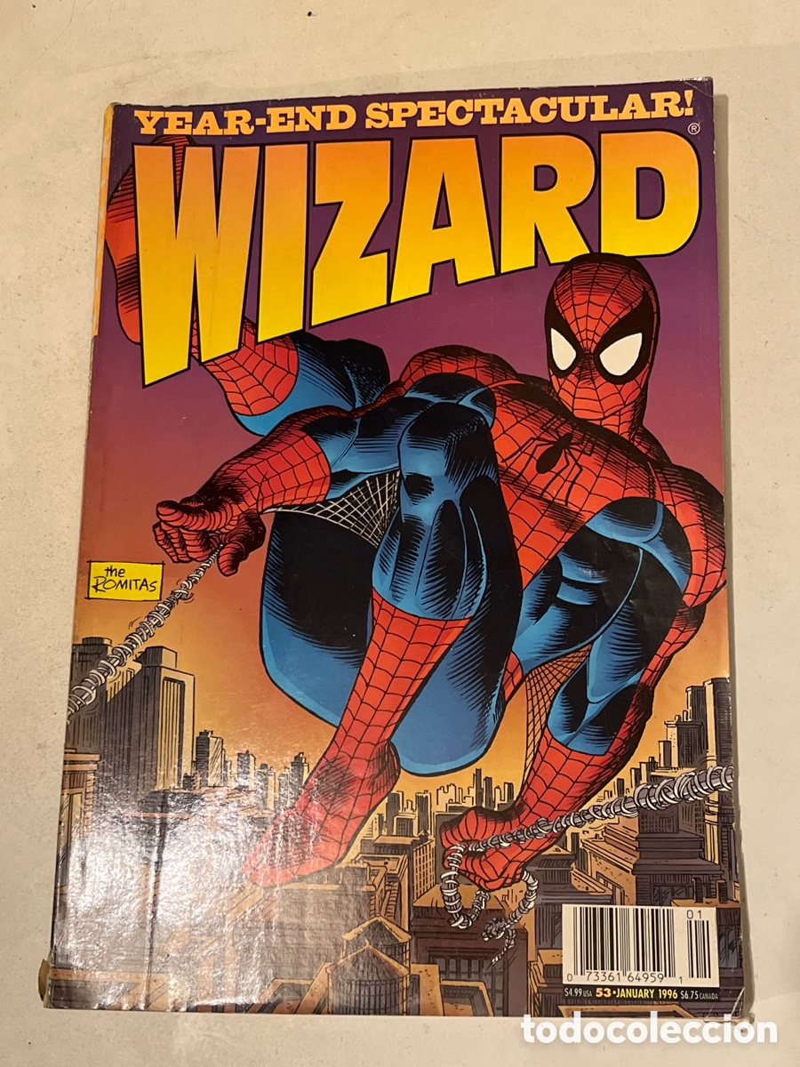 C&oacute;mics: Revista de comics en ingl&eacute;s Wizard N&deg;53 Year-End Spectacular