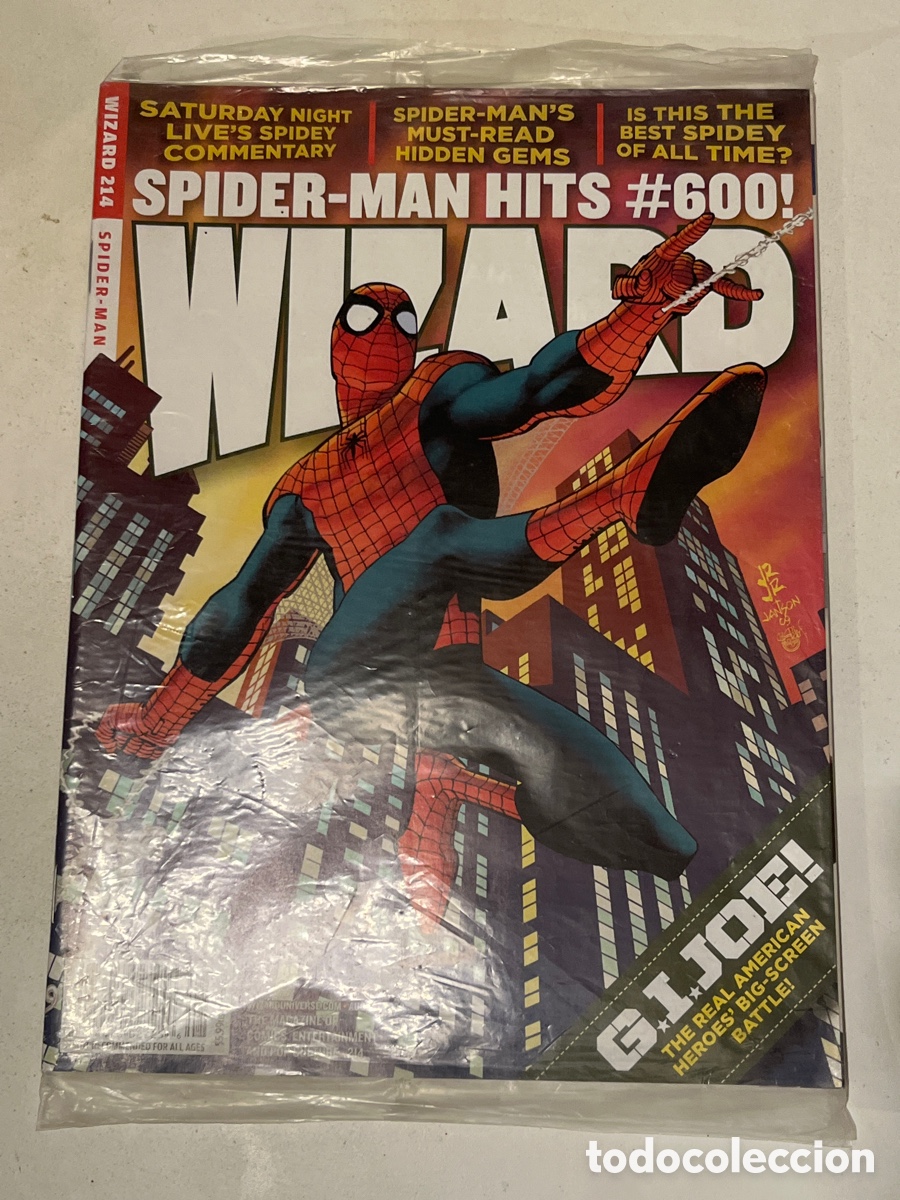 C&oacute;mics: Revista de Comics en ingl&eacute;s Wizard N&deg;214 Spider-Man Hits #600