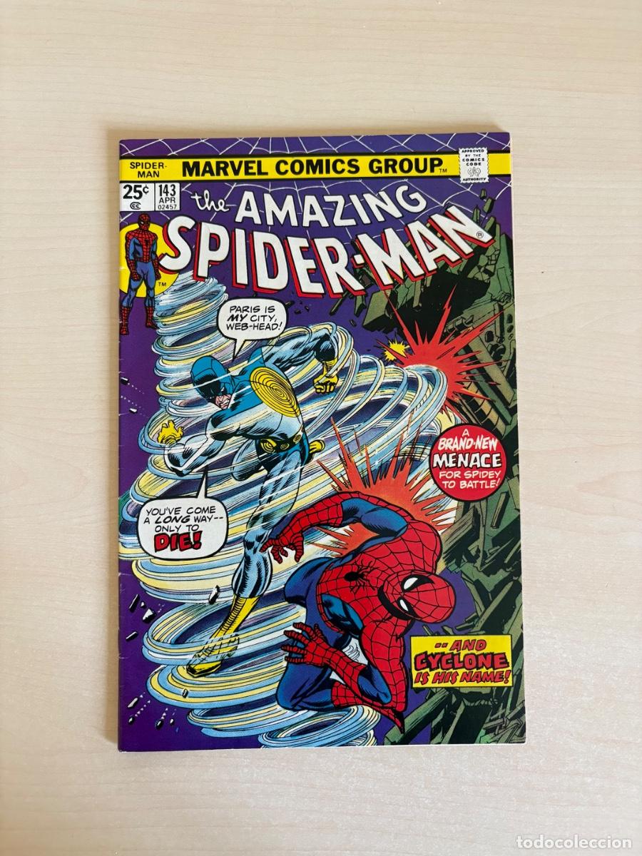 C&oacute;mics: The Amazing Spider-Man #143 (Marvel Comics USA, 1975)