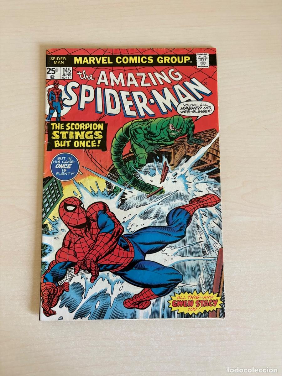 C&oacute;mics: The Amazing Spider-Man #145 (Marvel Comics USA, 1975)