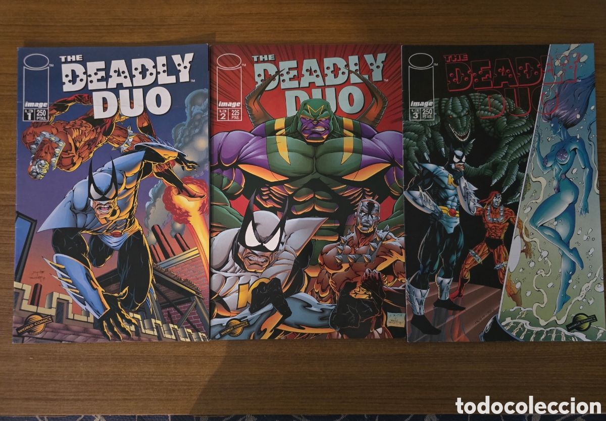 C&oacute;mics: THE DEADLY DUO,COMPLETA 3 EJEMPLARES,(IMAGE) - Foto 1
