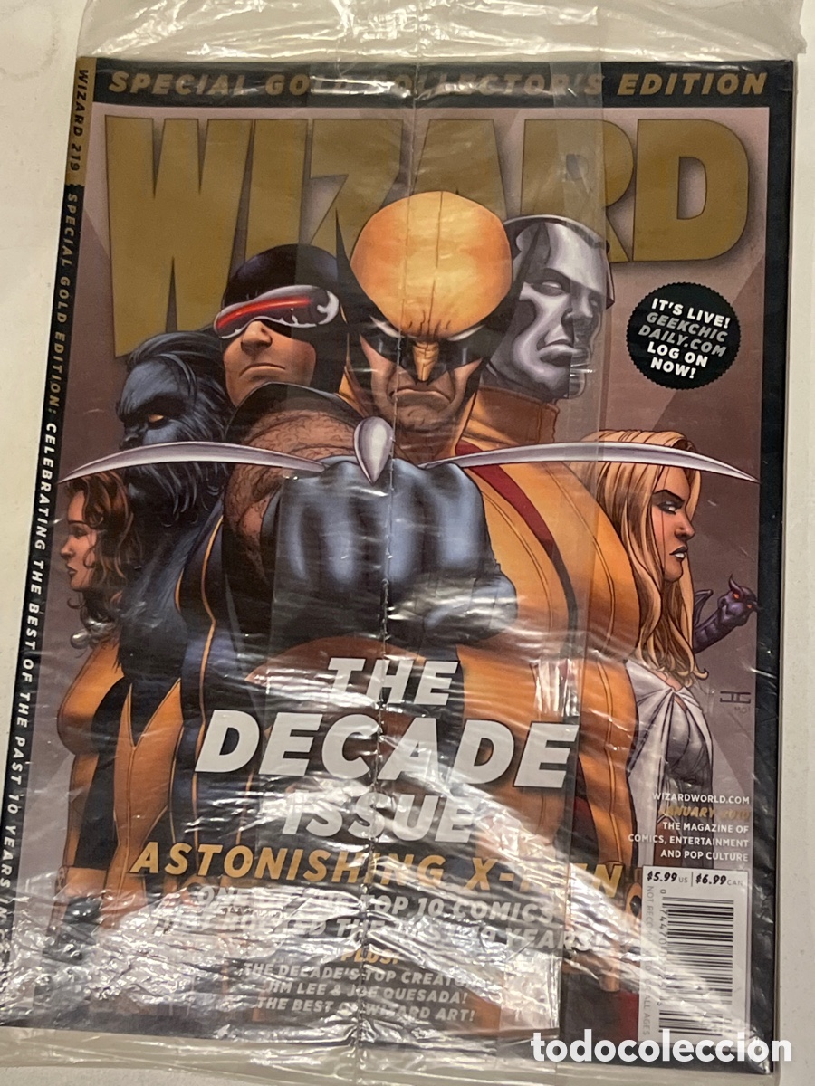 C&oacute;mics: Revista de Comics en ingles Wizard N&deg;219 The Decade Issue
