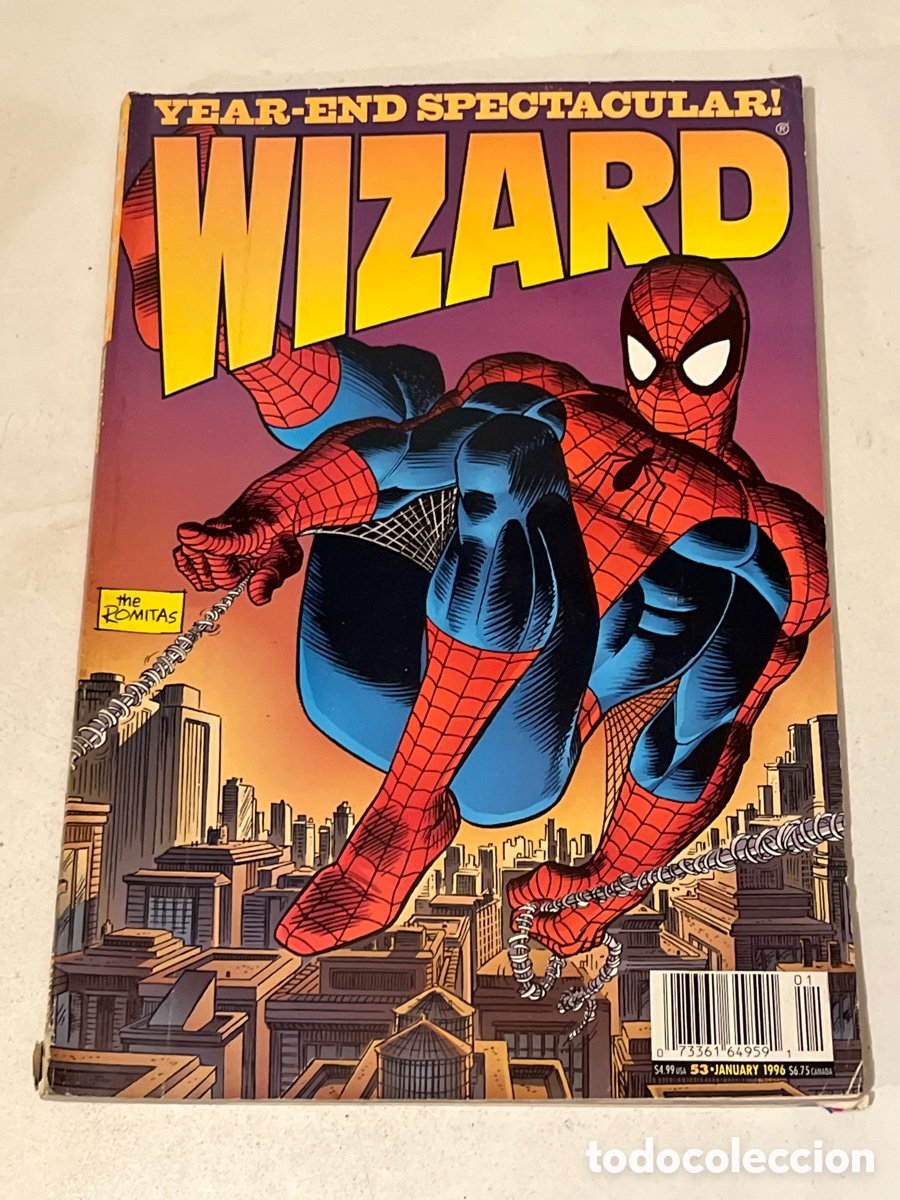 C&oacute;mics: Revista de Comics en ingl&eacute;s Wizard N&deg;53 Year-End Spectacular Spider-Man