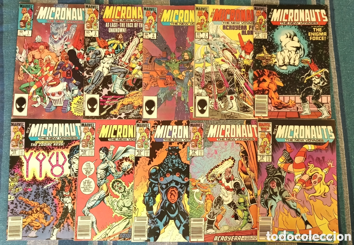 C&oacute;mics: PACK THE MICRONAUTS THE NEW VOYAGES 10 N&Uacute;MEROS