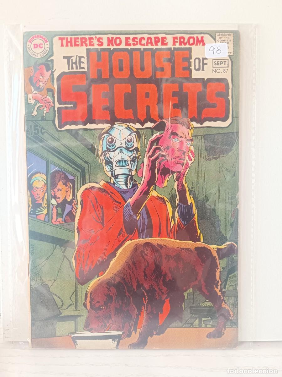 C&oacute;mics: THE HOUSE OF SECRETS NUMERO 27 USA NEAL ADAMS BUEN ESTADO LA PEGATINA ESTA SOBRE EL PLASTICO