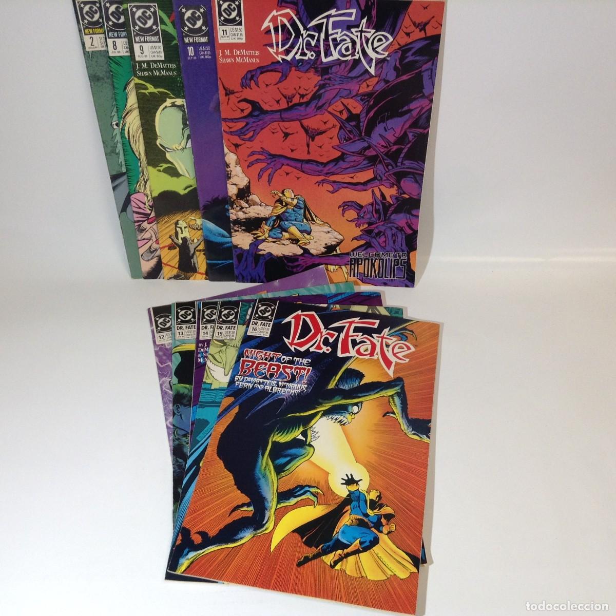 C&oacute;mics: LOTE DR FATE: N&ordm; 2, 8, 9, 10, 11, 12, 13, 14, 15 Y 16. ORIGINAL DC. NUEVOS. EN INGLES
